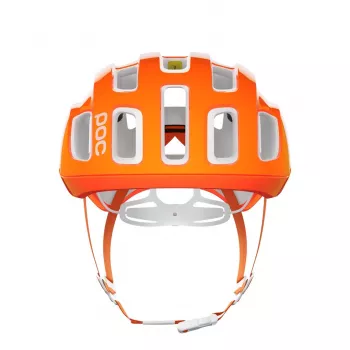 POC Ventral Lite casco da bici Medium Fluorescent Orange/AVIP White