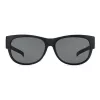 POLAROID ANCILLARIES PLD9004SDL5 Occhiali da sole unisex - Montatura nera, lenti polarizzate grigie, forma squadrata