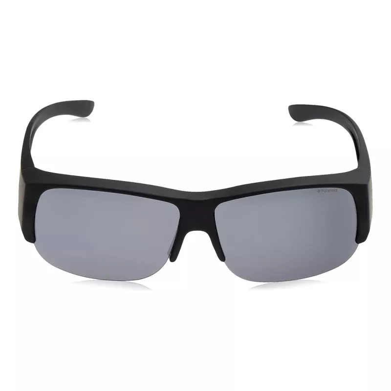 Polaroid Ancillaries PLD9007SDL5 Occhiali da sole unisex - montatura nera, lenti grigie polarizzate