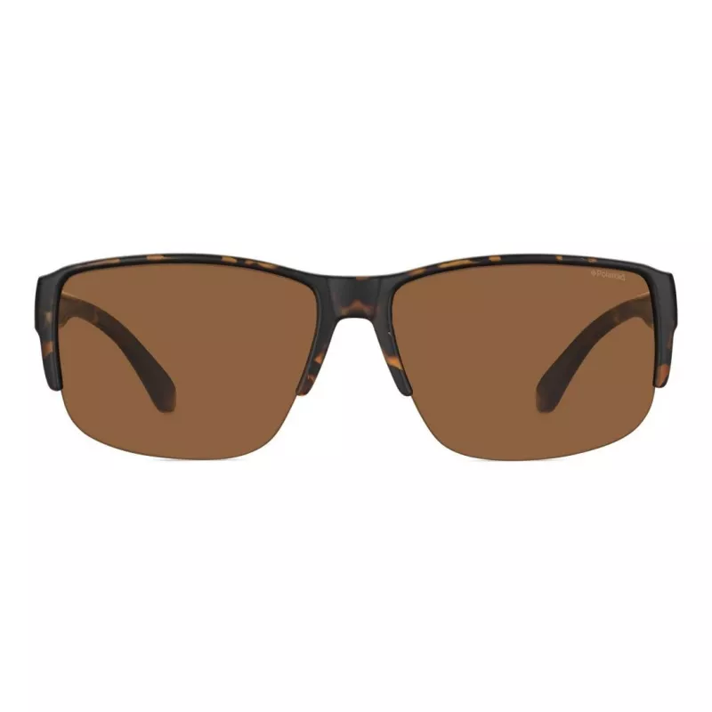 Polaroid Ancillaries PLD9007SV08 occhiali da sole unisex - montatura nera, lenti grigie polarizzate