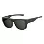 POLAROID ANCILLARIES PLD9010S003 Occhiali da sole unisex rettangolari - Nero/Grigio - Polarizzati UV400
