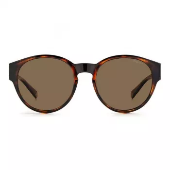 Polaroid Ancillaries PLD9017S086 Occhiali da sole unisex - montatura havana/tartaruga, lenti marroni polarizzate