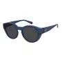 Polaroid Ancillaries PLD9017SPJP occhiali da sole unisex square pilot - montatura nera, lenti grigie polarizzate