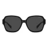 Polaroid Ancillaries PLD9021S807 Occhiali da sole rettangolari unisex - montatura nera, lenti grigie polarizzate