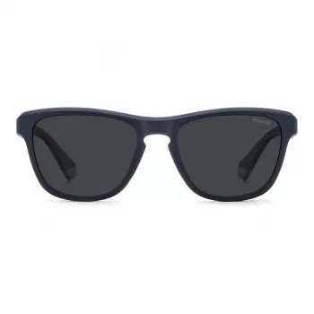 Polaroid uomo PLD2168S4NZ occhiali da sole rettangolari polarizzati - nero/grigio