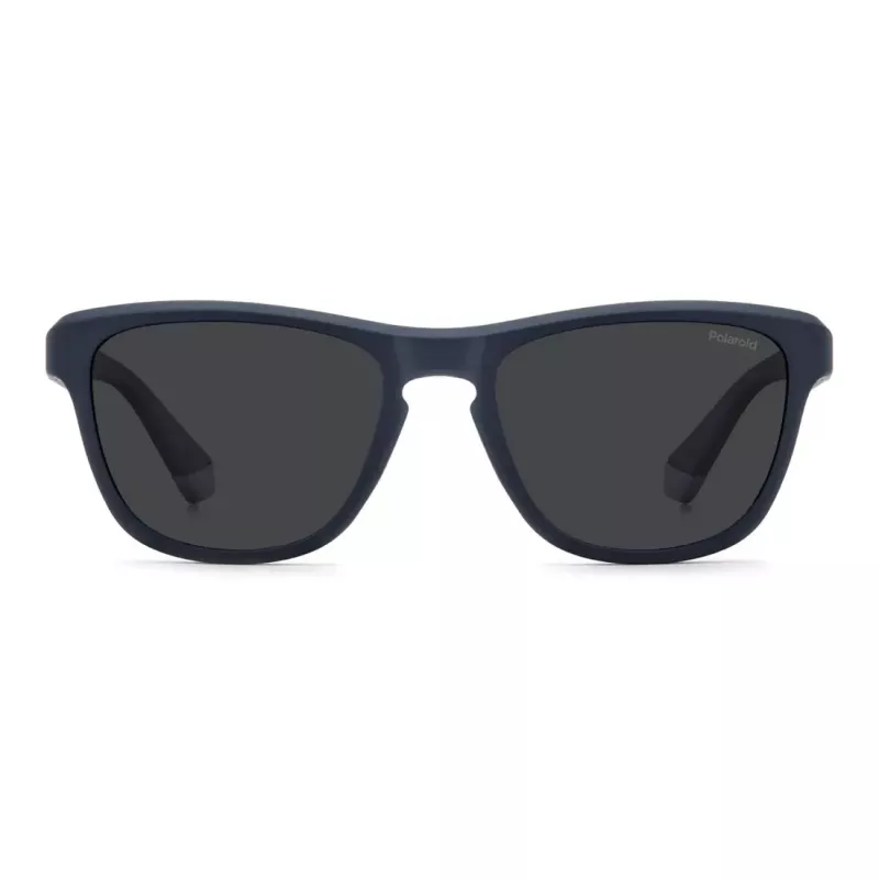 Polaroid uomo PLD2168S4NZ occhiali da sole rettangolari polarizzati - nero/grigio
