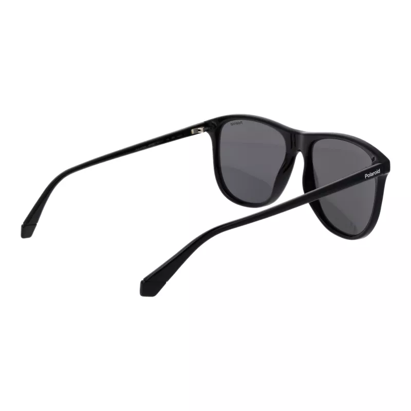 Polaroid Uomo PLD4178S58807 Occhiali da sole Polarizzati - Montatura Nera Lenti Grigie 58mm