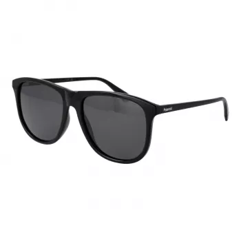 Polaroid Uomo PLD4178S58807 Occhiali da sole Polarizzati - Montatura Nera Lenti Grigie 58mm
