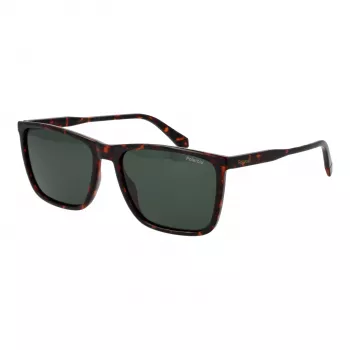Occhiali da sole POLAROID uomo PLD4180S58086 havana marrone polarizzati rettangolari