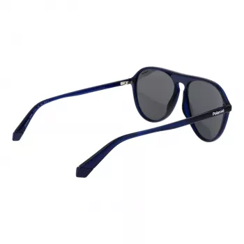 POLAROID Uomo PLD6225S57PJP Occhiali da sole rettangolari polarizzati - nero/grigio