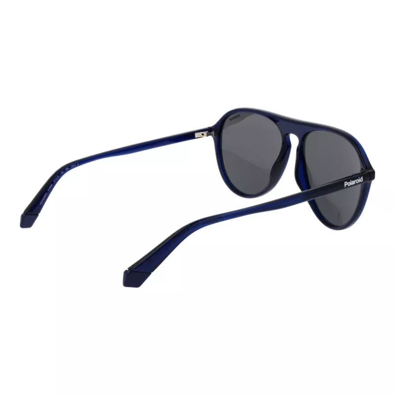 POLAROID Uomo PLD6225S57PJP Occhiali da sole rettangolari polarizzati - nero/grigio