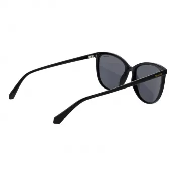 Polaroid PLD 4138/S 55807 Occhiali da sole polarizzati donna - montatura nera lenti grigie 55 mm