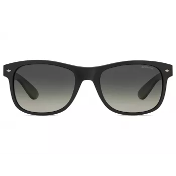 Occhiali da sole polarizzati uomo POLAROID PLD1015SDL5LB - montatura nero opaco, lenti grigie, 53 mm