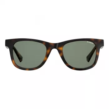 Polaroid PLD1016SNEW08 Occhiali da sole uomo rettangolari polarizzati Havana marrone