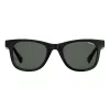 POLAROID PLD1016SNEW80 Occhiali da sole uomo polarizzati - Montatura nera lenti grigie 50mm
