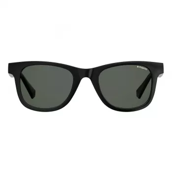 POLAROID PLD1016SNEW80 Occhiali da sole uomo polarizzati - Montatura nera lenti grigie 50mm