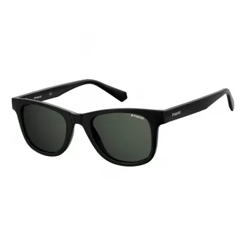 POLAROID PLD1016SNEW80 Occhiali da sole uomo polarizzati - Montatura nera lenti grigie 50mm