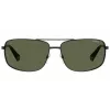 POLAROID PLD2101S003UC Occhiali da sole uomo rettangolari polarizzati - nero/grigio