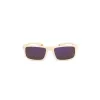 Polaroid PLD2134SIXN Occhiali da sole da uomo rettangolari - Montatura nera Lenti grigie 56mm