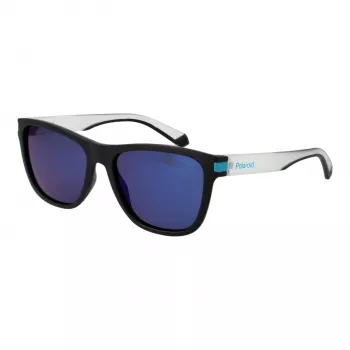 POLAROID PLD2138S560VK Occhiali da sole rettangolari polarizzati unisex - Havana marrone