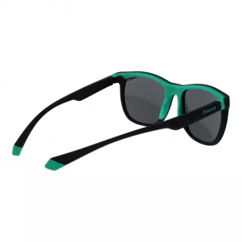 POLAROID PLD2140S543OL Occhiali da sole unisex quadrati - montatura in acetato Havana, lenti in policarbonato verdi polarizzate, protezione UV400