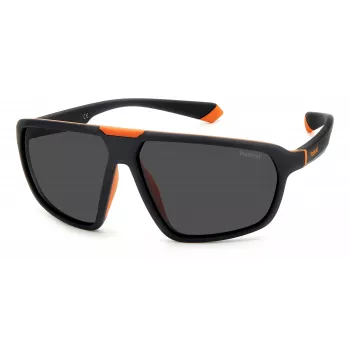 POLAROID PLD2142SRC2 Occhiali da sole unisex rettangolari - Montatura Havana, lenti polarizzate marroni