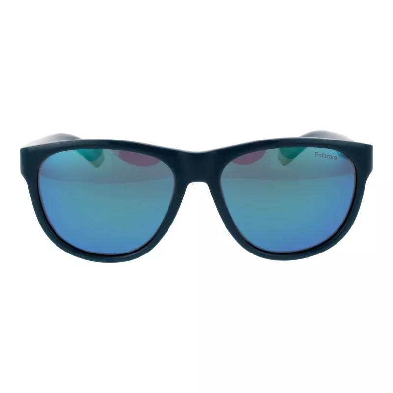 Polaroid PLD2156S56ZI9 Occhiali da sole unisex rettangolari - Havana/grigio polarizzati