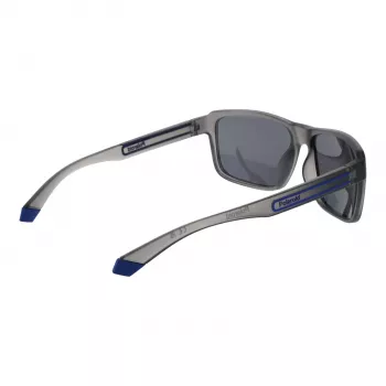 POLAROID PLD2158S58RIW Occhiali da sole uomo polarizzati - montatura nera, lenti grigie, 58 mm