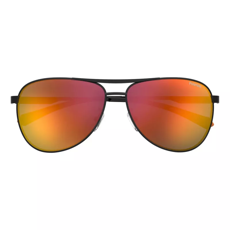 POLAROID PLD2160GSX807 Occhiali da sole uomo polarizzati - montatura nera lenti grigie 62mm