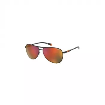 POLAROID PLD2160GSX807 Occhiali da sole uomo polarizzati - montatura nera lenti grigie 62mm