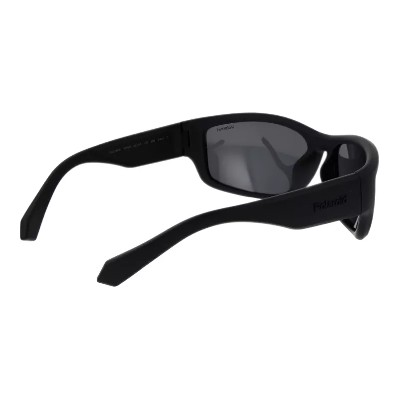 POLAROID PLD2166S62003 uomo occhiali da sole pilot - montatura nera, lenti grigie polarizzate, 62 mm