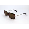 Polaroid PLD4075-S-86 Occhiali da sole donna squadrati Havana marroni polarizzati