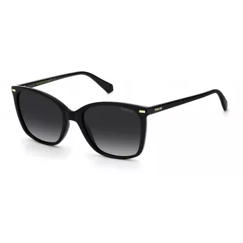Polaroid PLD4108S807WJ Occhiali da sole quadrati donna Havana Brown Gradient 55 mm