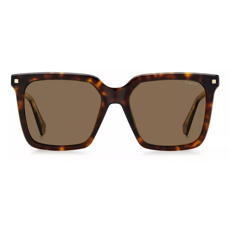 POLAROID PLD4115SX086F Occhiali da sole donna polarizzati Havana 54mm