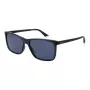 Polaroid PLD4137/S Occhiali da sole da uomo rettangolari polarizzati - Nero/Grigio 58mm