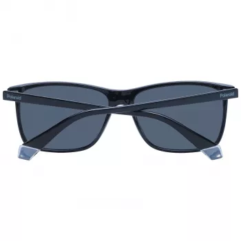 Polaroid PLD4137S58807 Occhiali da sole uomo havana rettangolari polarizzati