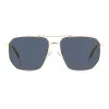 Polaroid PLD4141GSXLKS Occhiali da sole uomo, rettangolari, nero opaco, grigio, polarizzati