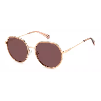 POLAROID PLD4160GSXDDB Occhiali da sole unisex rettangolari - polarizzati UV400 lente grigia montatura nera