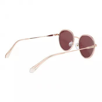 Occhiali da sole rettangolari unisex Polaroid PLD4173GSX51D - montatura nera, lenti polarizzate grigie, 51 mm