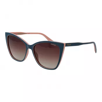 Occhiali da sole POLAROID PLD4181S56DB1 donna rettangolari havana marrone polarizzati UV400