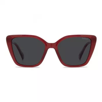 Polaroid PLD4189S8CQ occhiali da sole polarizzati donna - montatura nera lenti grigie 53mm