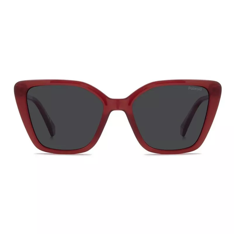 Polaroid PLD4189S8CQ occhiali da sole polarizzati donna - montatura nera lenti grigie 53mm