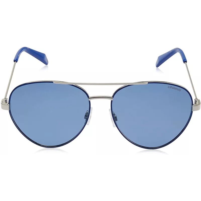 POLAROID PLD6055SPJPC3 Occhiali da sole da uomo rettangolari polarizzati - Nero/Grigio