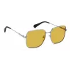 POLAROID PLD6194SX6LBF Occhiali da sole donna squadrati polarizzati - Havana/marrone