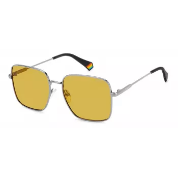 POLAROID PLD6194SX6LBF Occhiali da sole donna squadrati polarizzati - Havana/marrone
