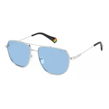 POLAROID PLD6195SX10 Occhiali da sole unisex - polarizzati in stile pilot/aviator - 58/15/145 mm