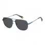 Polaroid PLD6195SXFLLF Occhiali da sole rettangolari unisex - polarizzati UV400 58mm