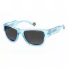 POLAROID PLD6197SMCMVU Occhiali da sole unisex Havana quadrati - Lenti marroni polarizzate