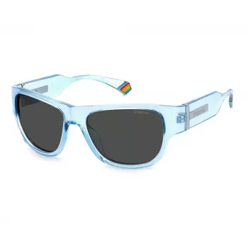 POLAROID PLD6197SMVU Occhiali da sole unisex rettangolari polarizzati UV400 55mm
