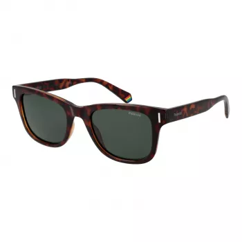Occhiali da sole unisex Polaroid PLD6206S51086 quadrati Havana 51mm